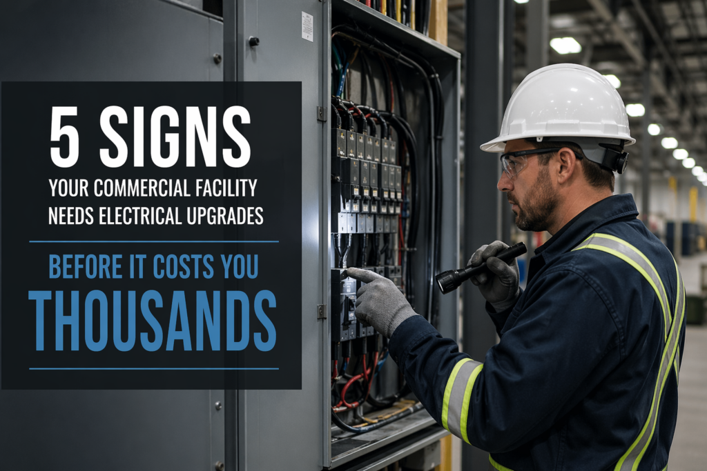 5 Signs Your Commercial Facility Needs Electrical Upgrades Before It Costs You Thousands