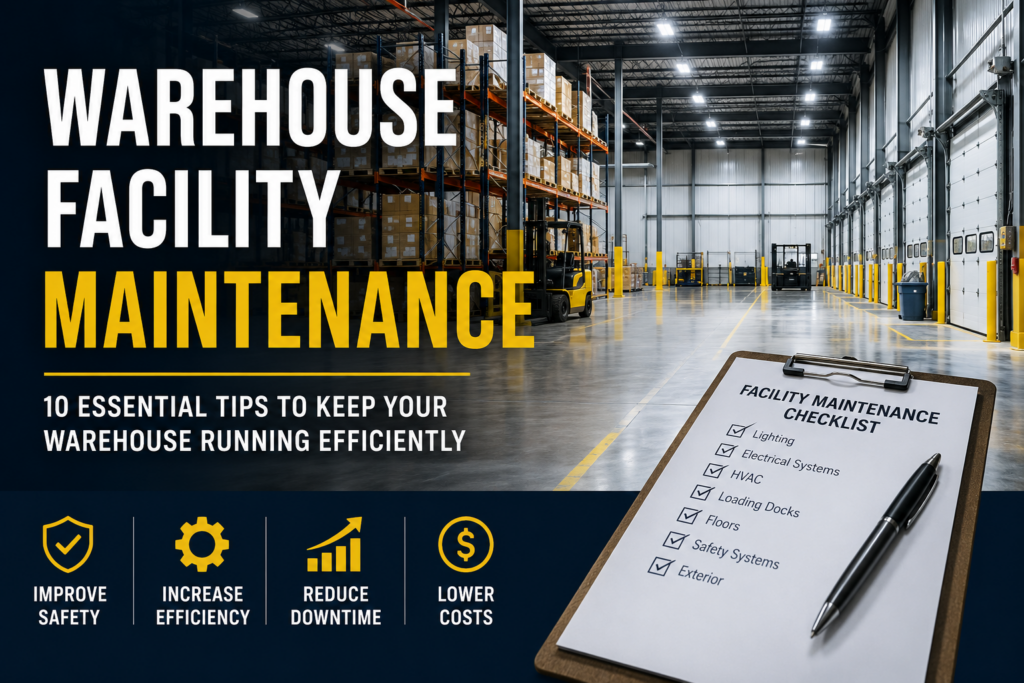 Warehouse Facility Maintenance: 10 Essential Tips to Keep Your Warehouse Running Efficiently